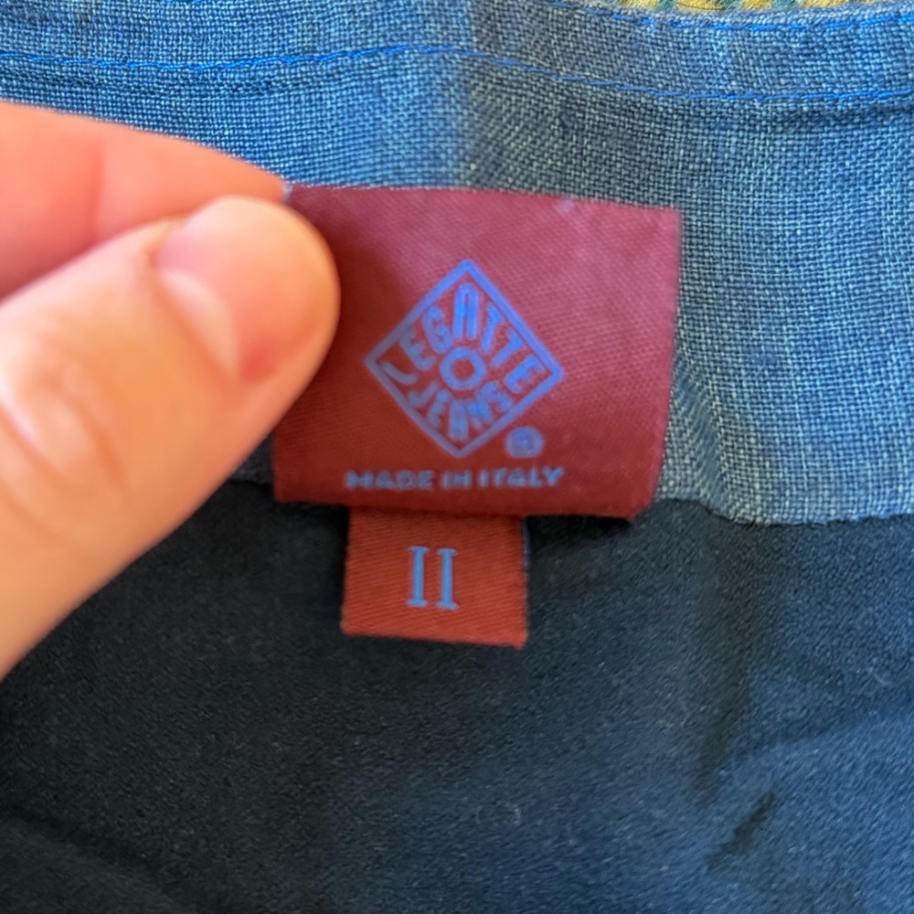 Size 11 - Patchwork Denim Skirt - image 4